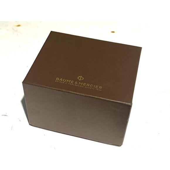 Baume & Mercier Watch Presentation Brown Cardboard Box Display Empty - Picture 6 of 12